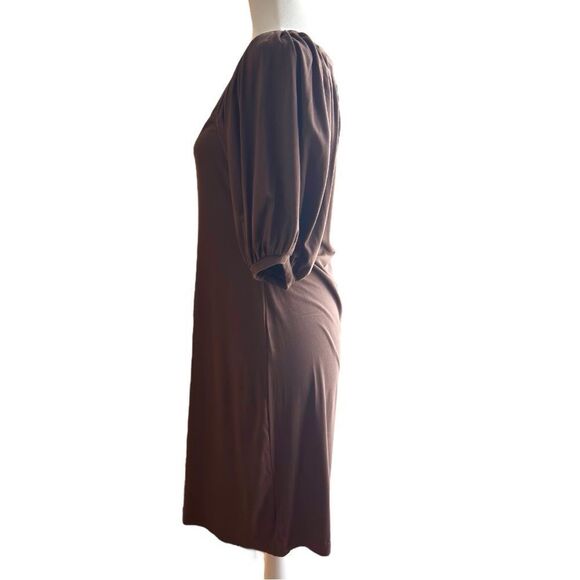 Banana Republic Brown Mini Dress Sz M - Picture 5 of 12